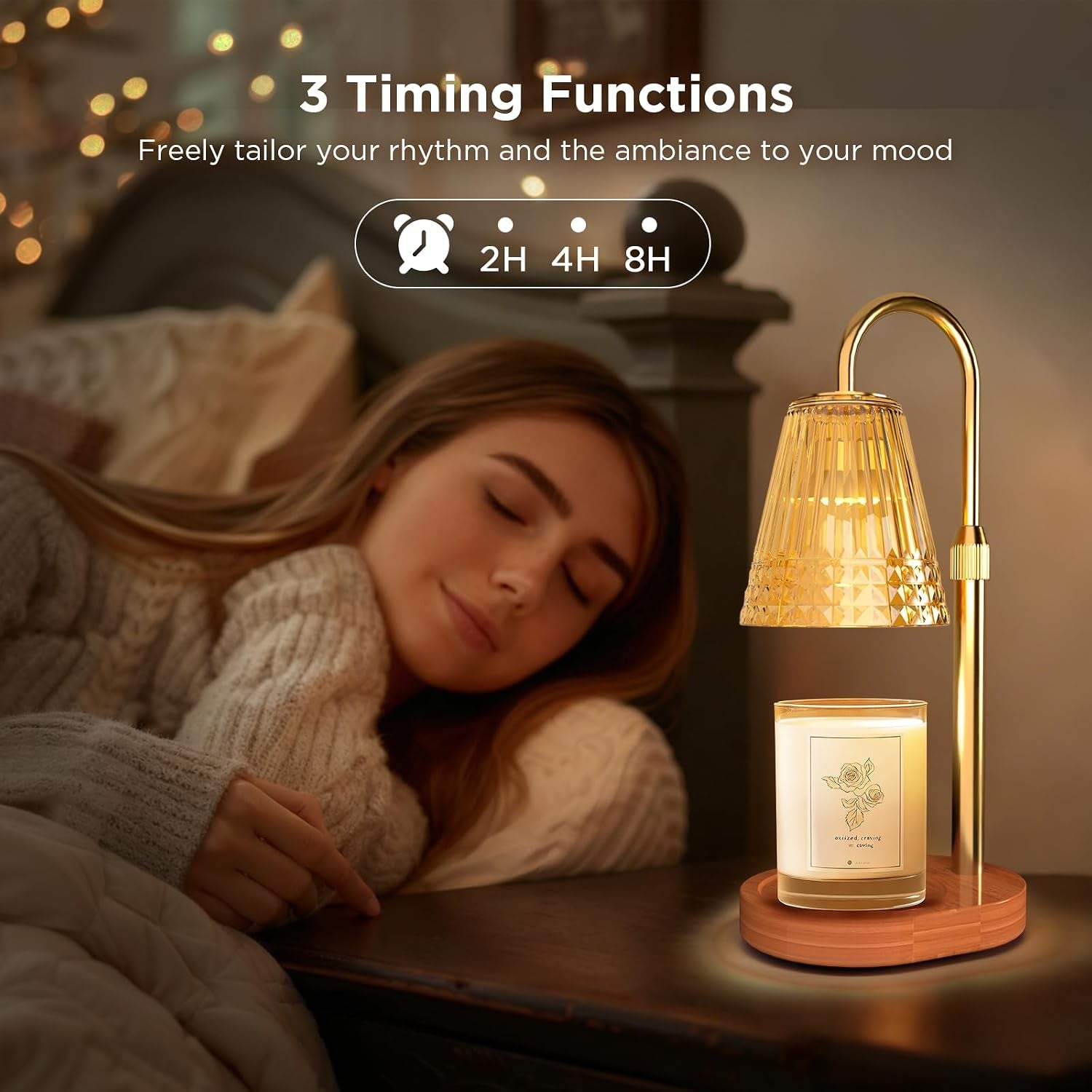 Candle Warmer Lamp (Dimmable, Flameless)
