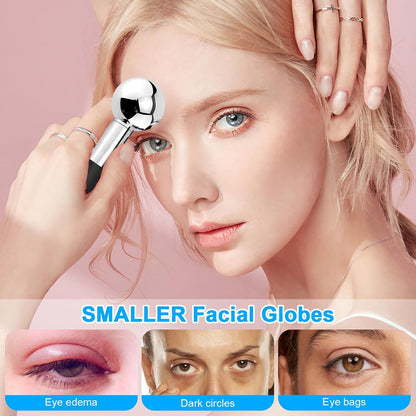 Rotating Ice Globes for Face