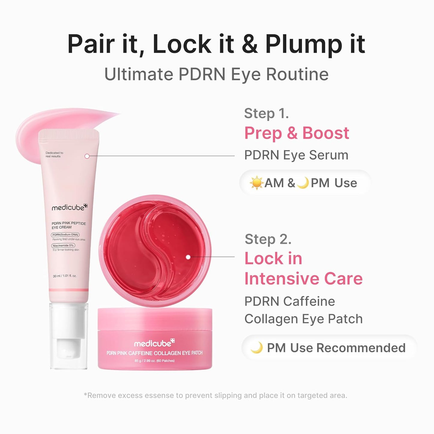 Collagen PDRN Hydrogel Eye Patches (30 Pairs)