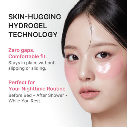 Collagen PDRN Hydrogel Eye Patches (30 Pairs)