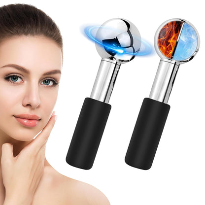Rotating Ice Globes for Face
