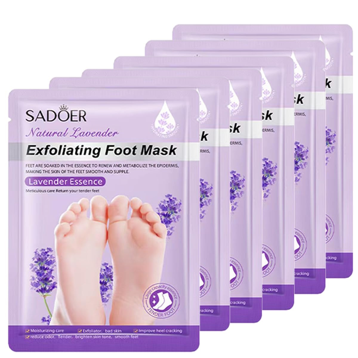Foot Peel Mask (6-Pack)