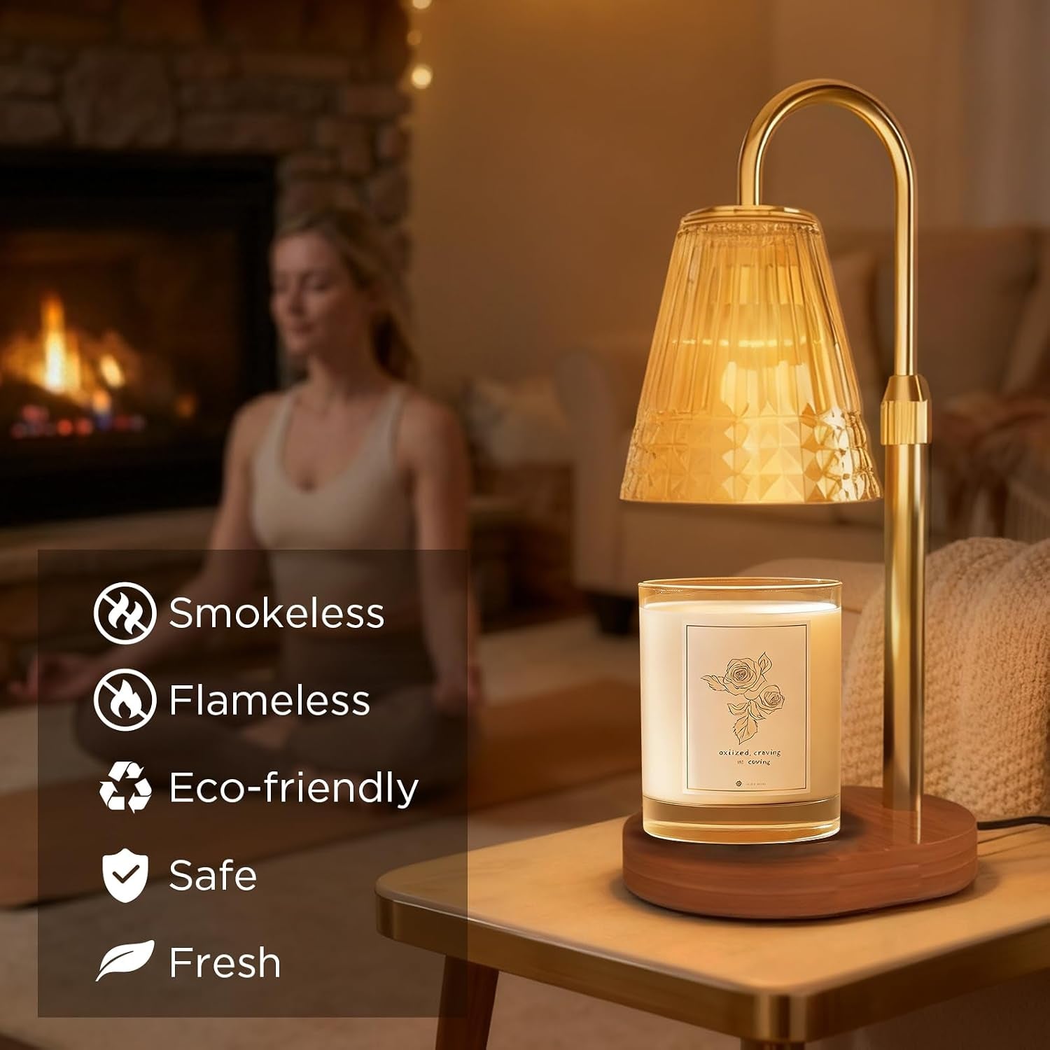 Candle Warmer Lamp (Dimmable, Flameless)