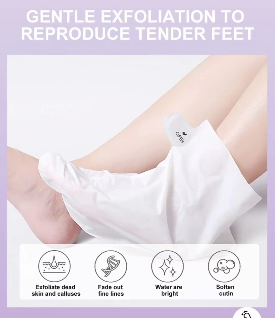 Foot Peel Mask (6-Pack)