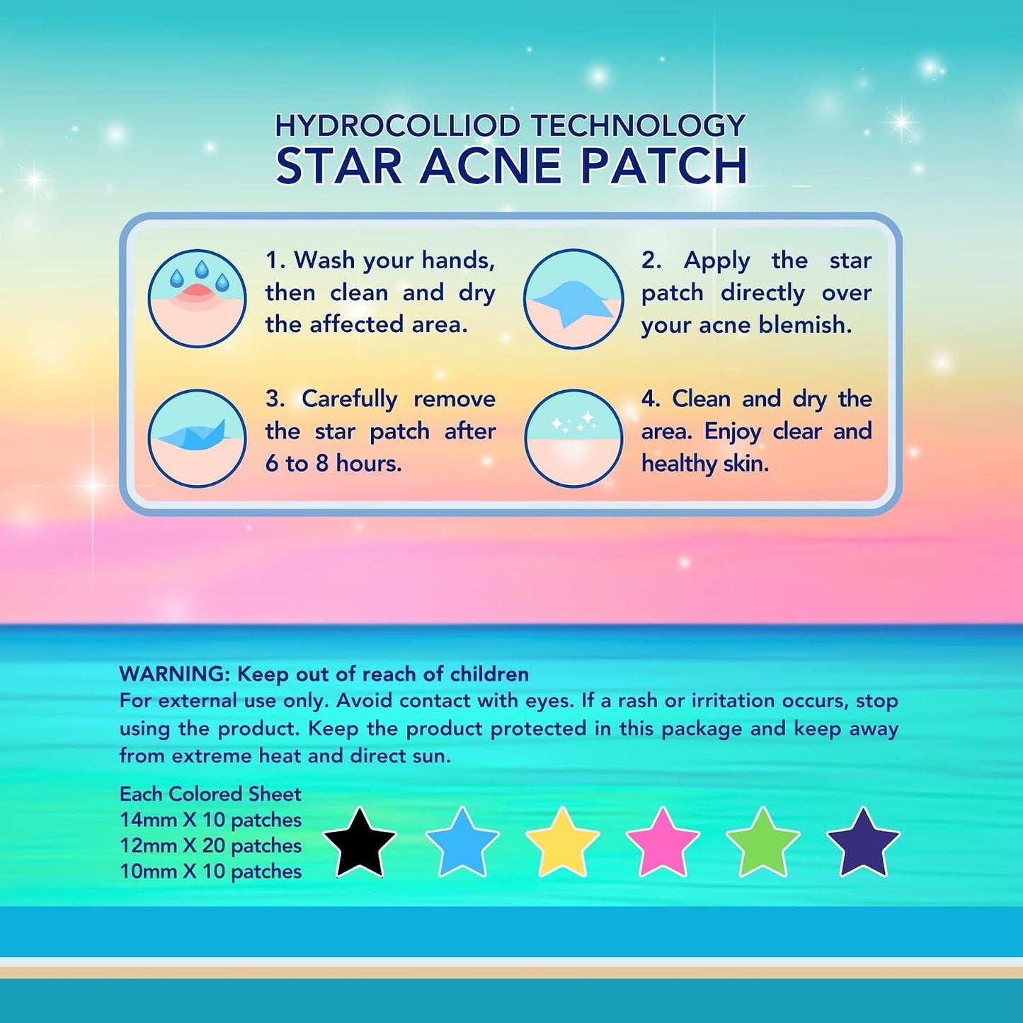 Star Spot Patches applied