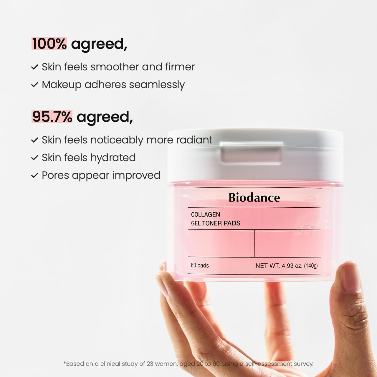 Collagen Gel Toner Pads (60Ct)