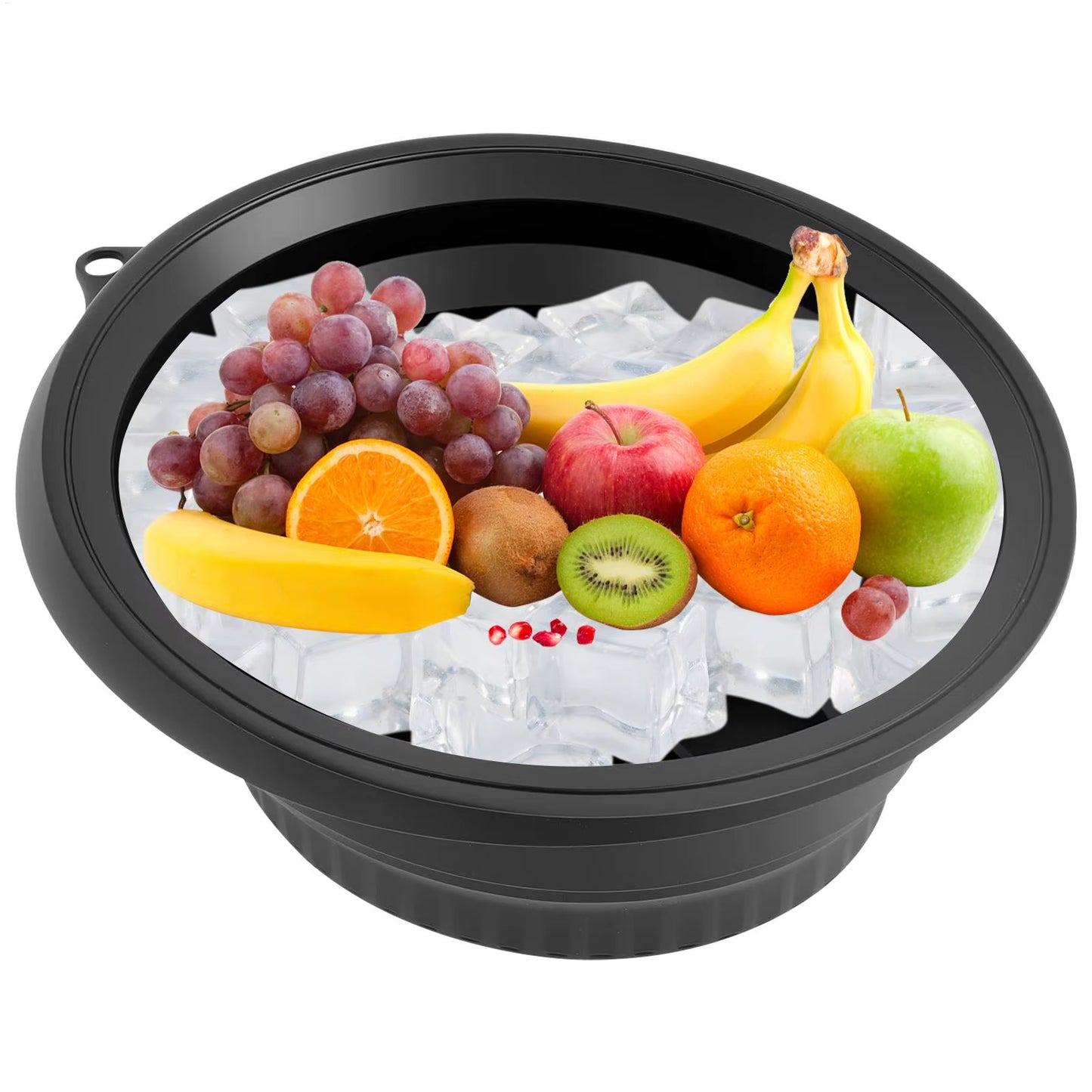 Ice Bowl for Face Face Ice Plunge Bowl Facial Roller Silicone Reusable Foldable Washing Basin for Icebath Skin Care Kitchen Home