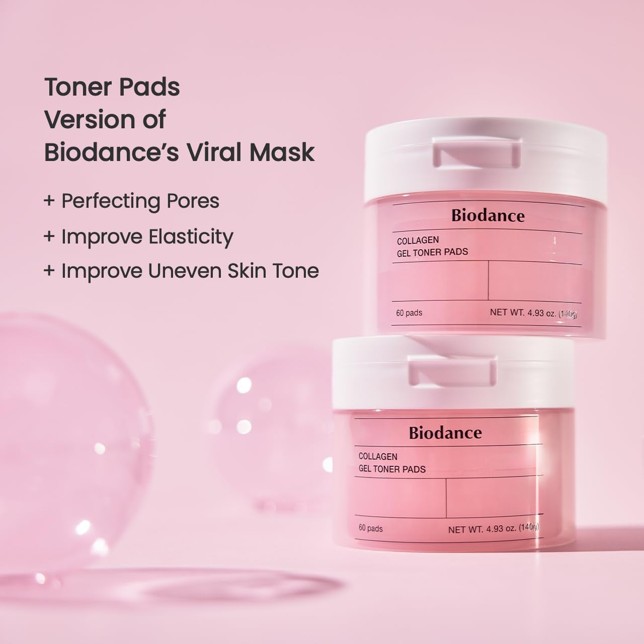 Collagen Gel Toner Pads (60Ct)
