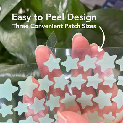 Star Spot Patches sizes