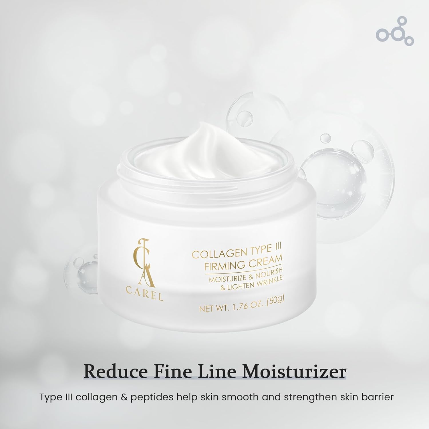 Peptides Collagen Firming Cream, Face Moisturizer with Advanced Peptide Complex and Ceramides for Skin Elasticity