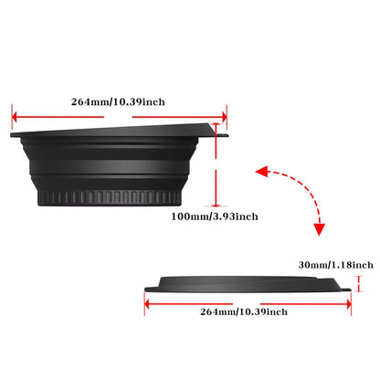 Ice Bowl for Face Face Ice Plunge Bowl Facial Roller Silicone Reusable Foldable Washing Basin for Icebath Skin Care Kitchen Home