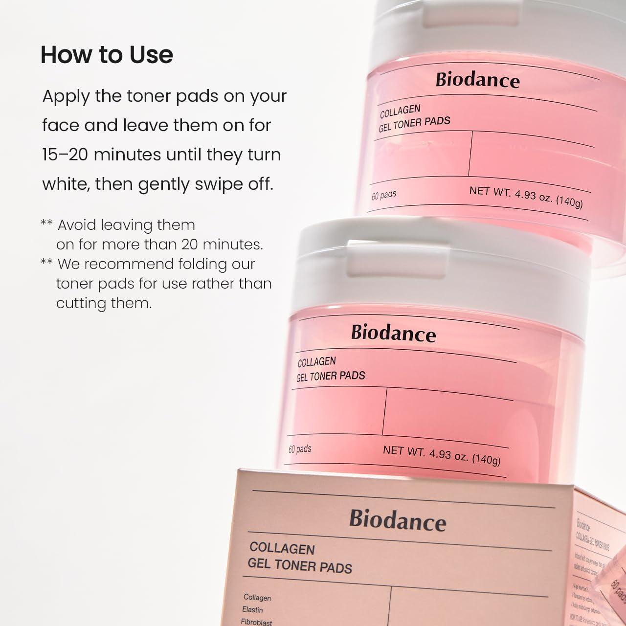 Collagen Gel Toner Pads (60Ct)