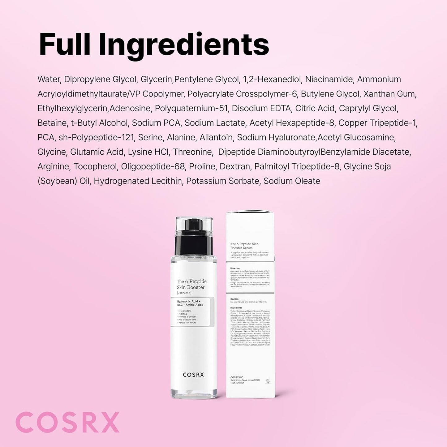 6X Peptide Collagen Booster Toner Serum
