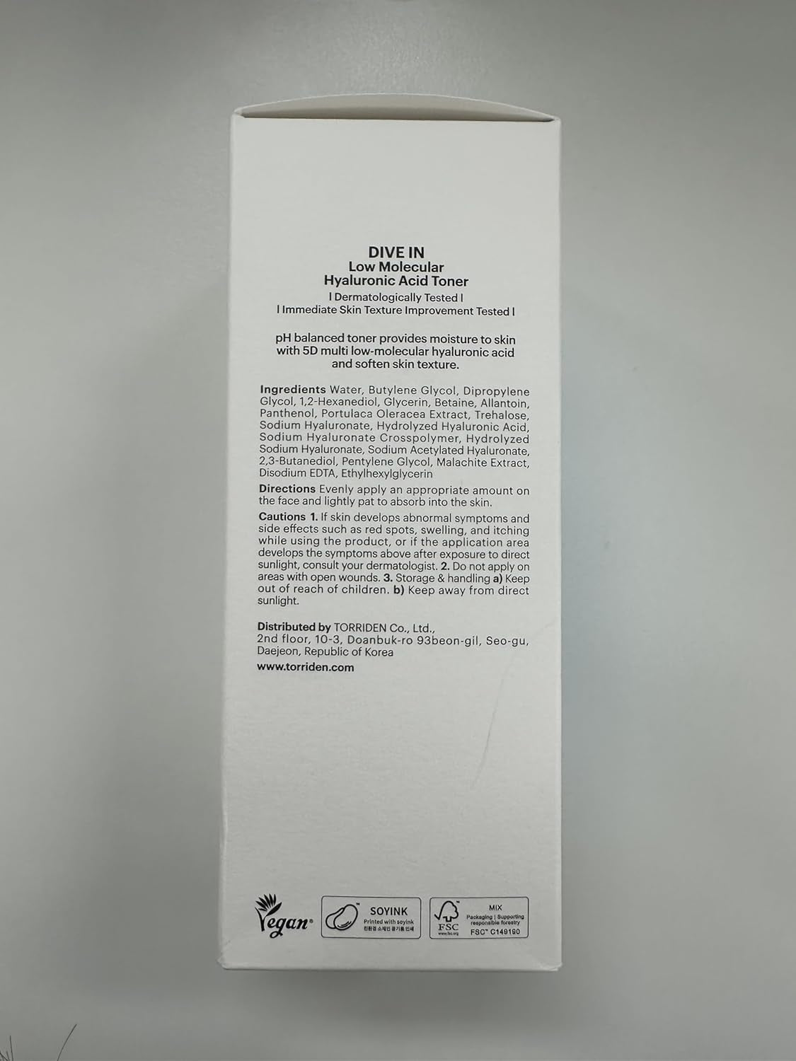 Dive-In Low Molecular HA Toner (300Ml)