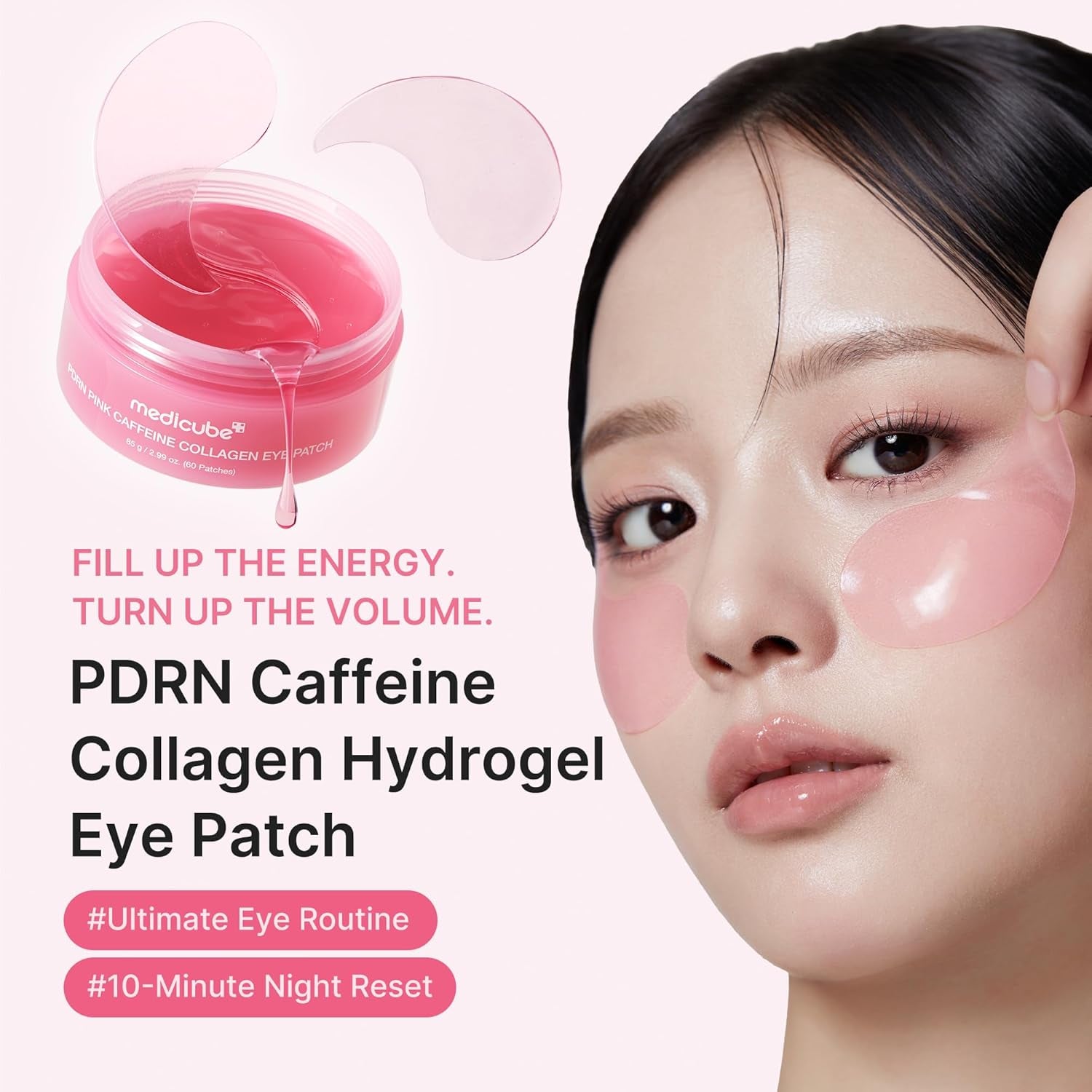 Collagen PDRN Hydrogel Eye Patches (30 Pairs)