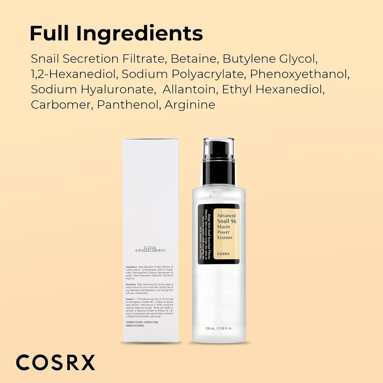 Advanced Snail 96 Mucin Power Essence Serum