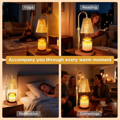 Candle Warmer Lamp (Dimmable, Flameless)